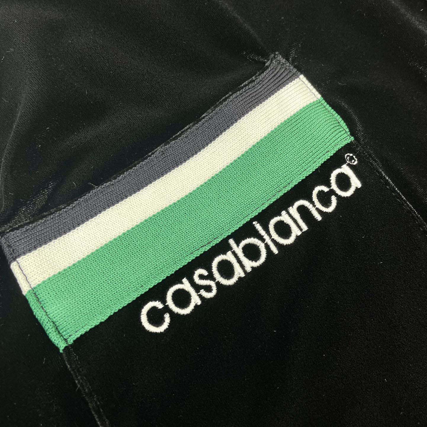 Casablanca Short-Sleeve Velour Shirt   c932 - FashionPlug