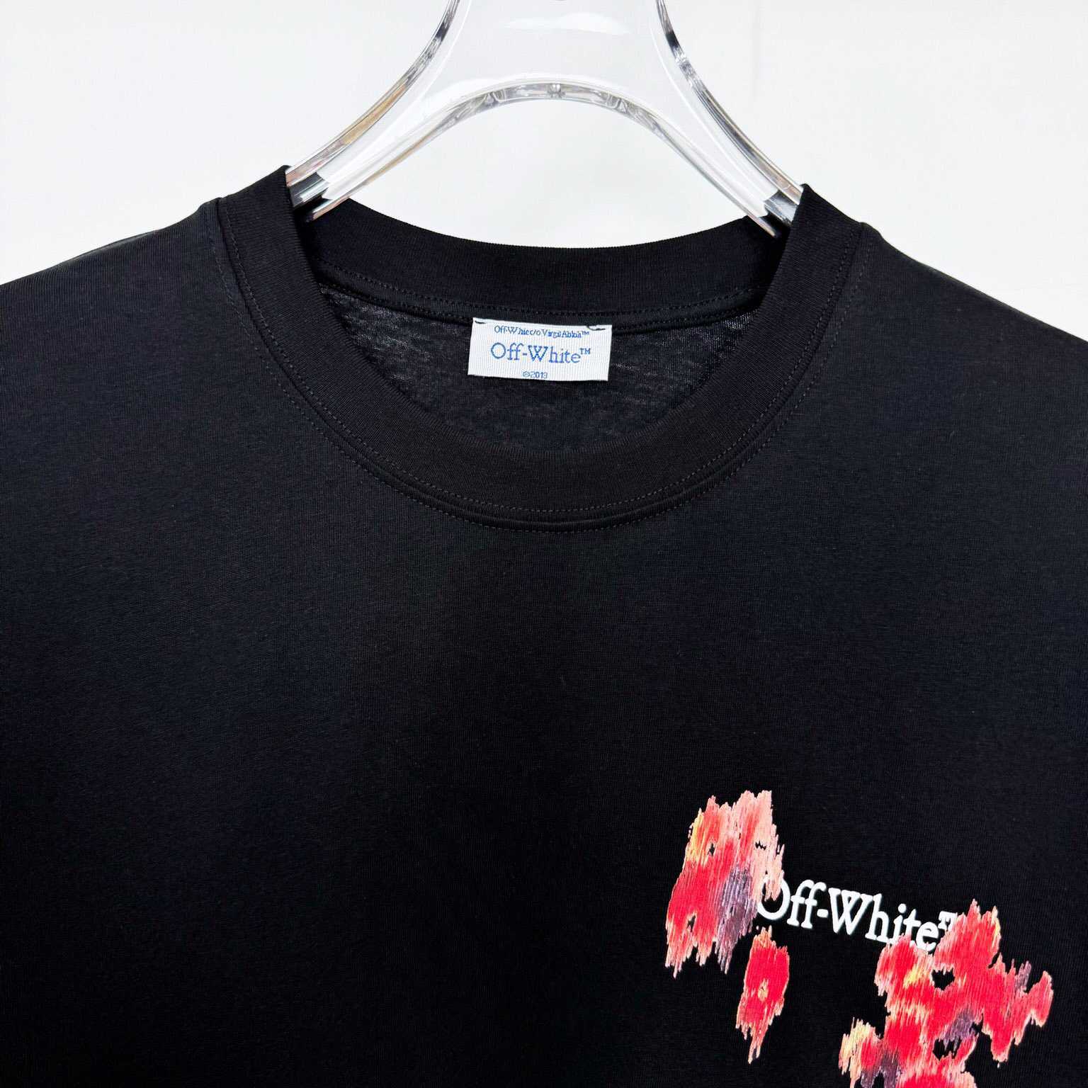 Off-White Arrow-Print T-shirt Black - FashionPlug