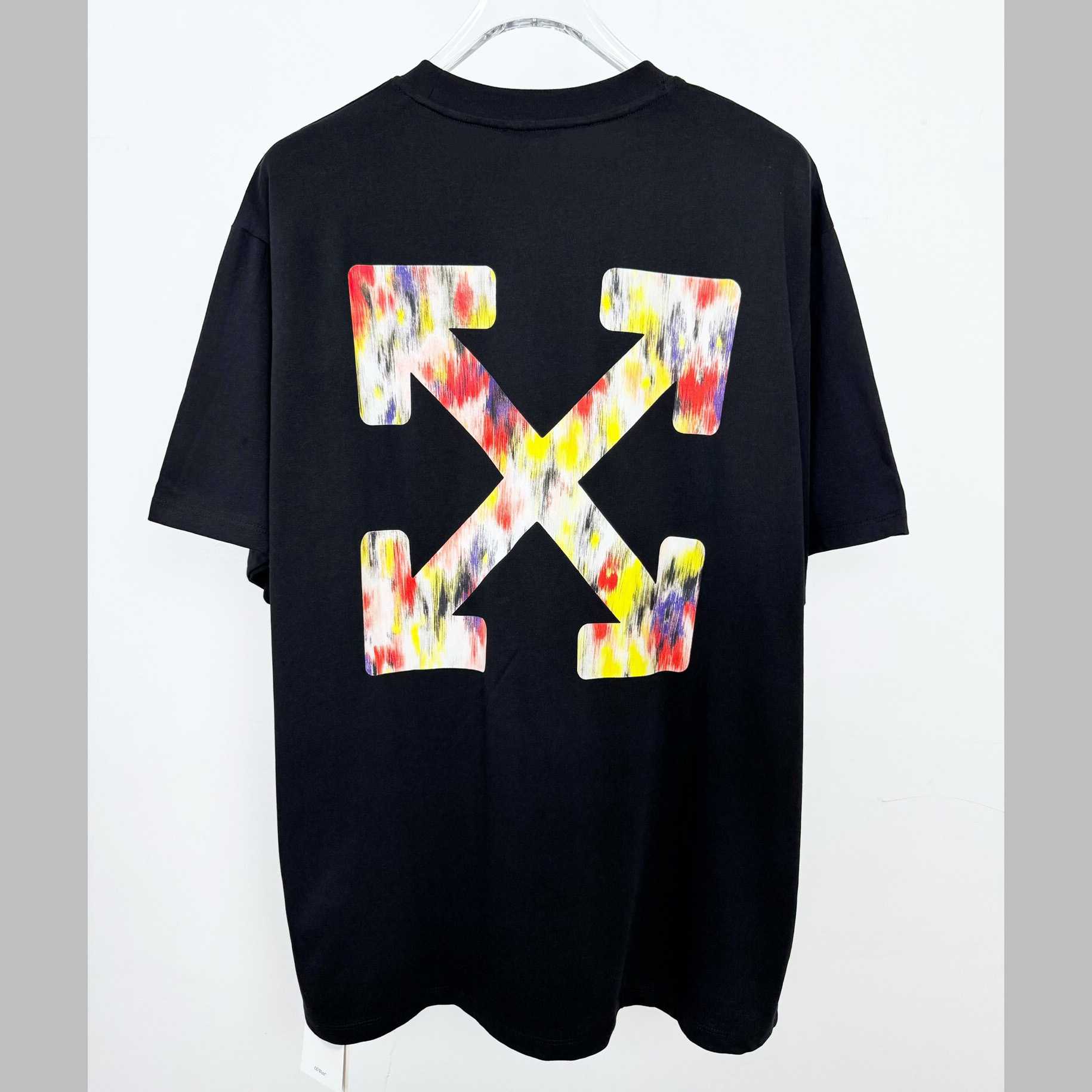 Off-White Arrow-Print T-shirt Black - FashionPlug