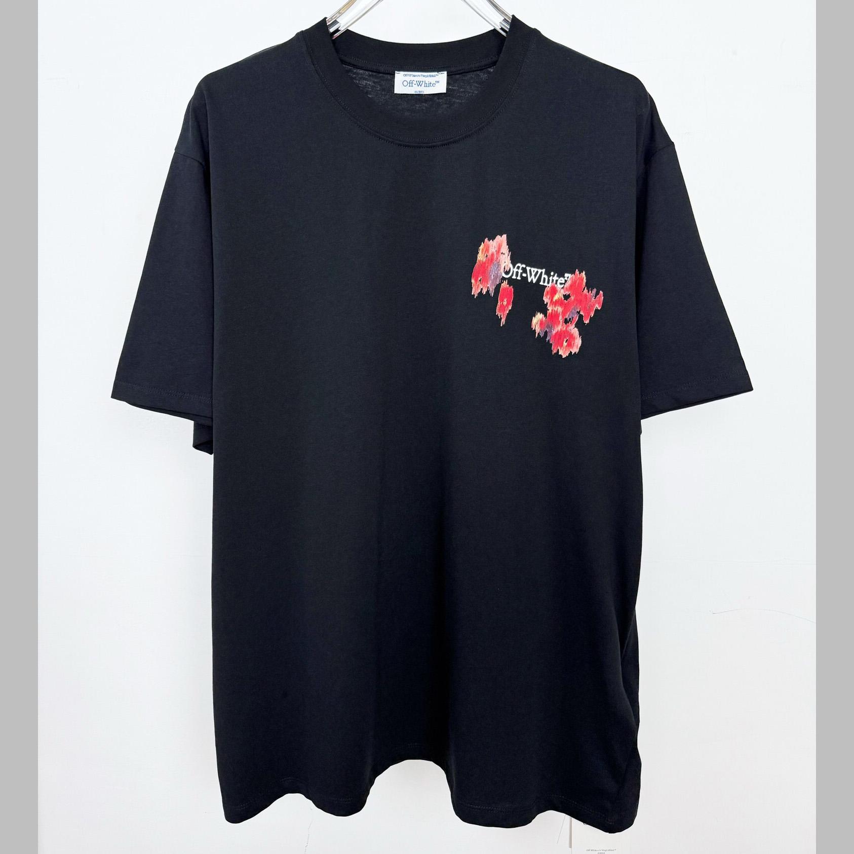 Off-White Arrow-Print T-shirt Black - FashionPlug