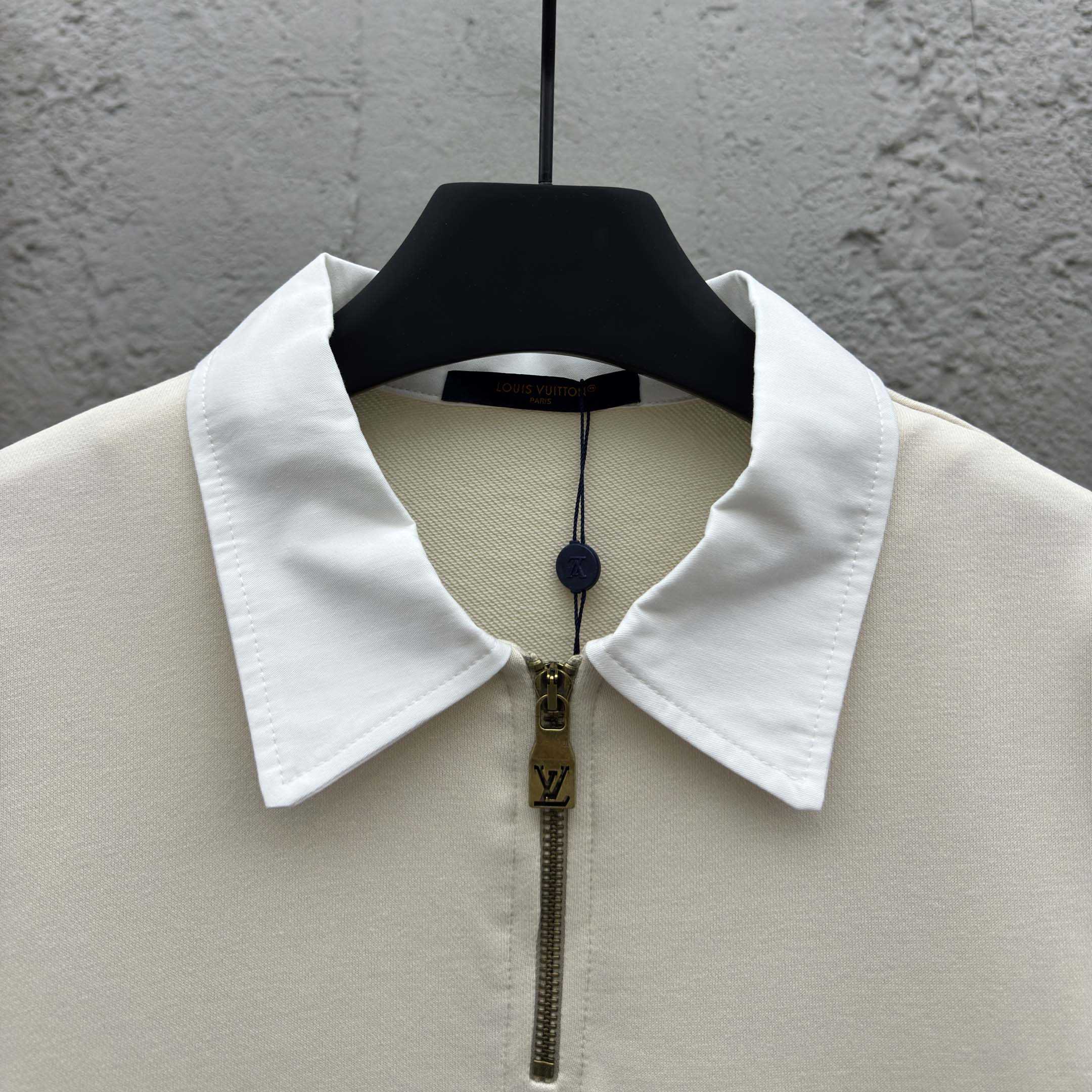 Louis Vuitton Embellished Half Zip Sweatshirt   1AHW29 - FashionPlug