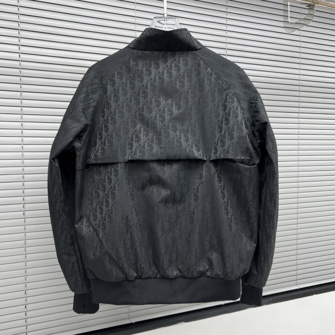 Dior Oblique Jacquard Bomber Jacket  - FashionPlug