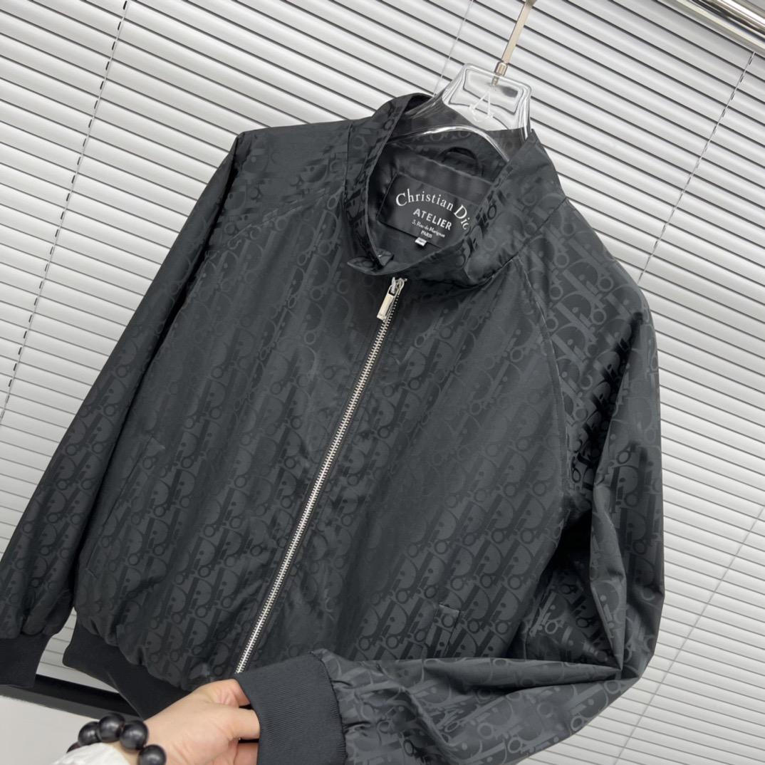 Dior Oblique Jacquard Bomber Jacket  - FashionPlug