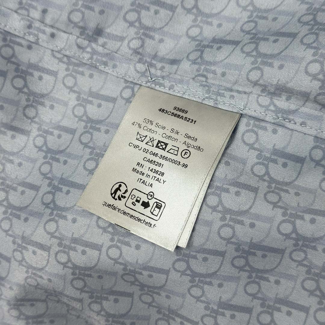 Dior Oblique Short-Sleeved Shirt - FashionPlug