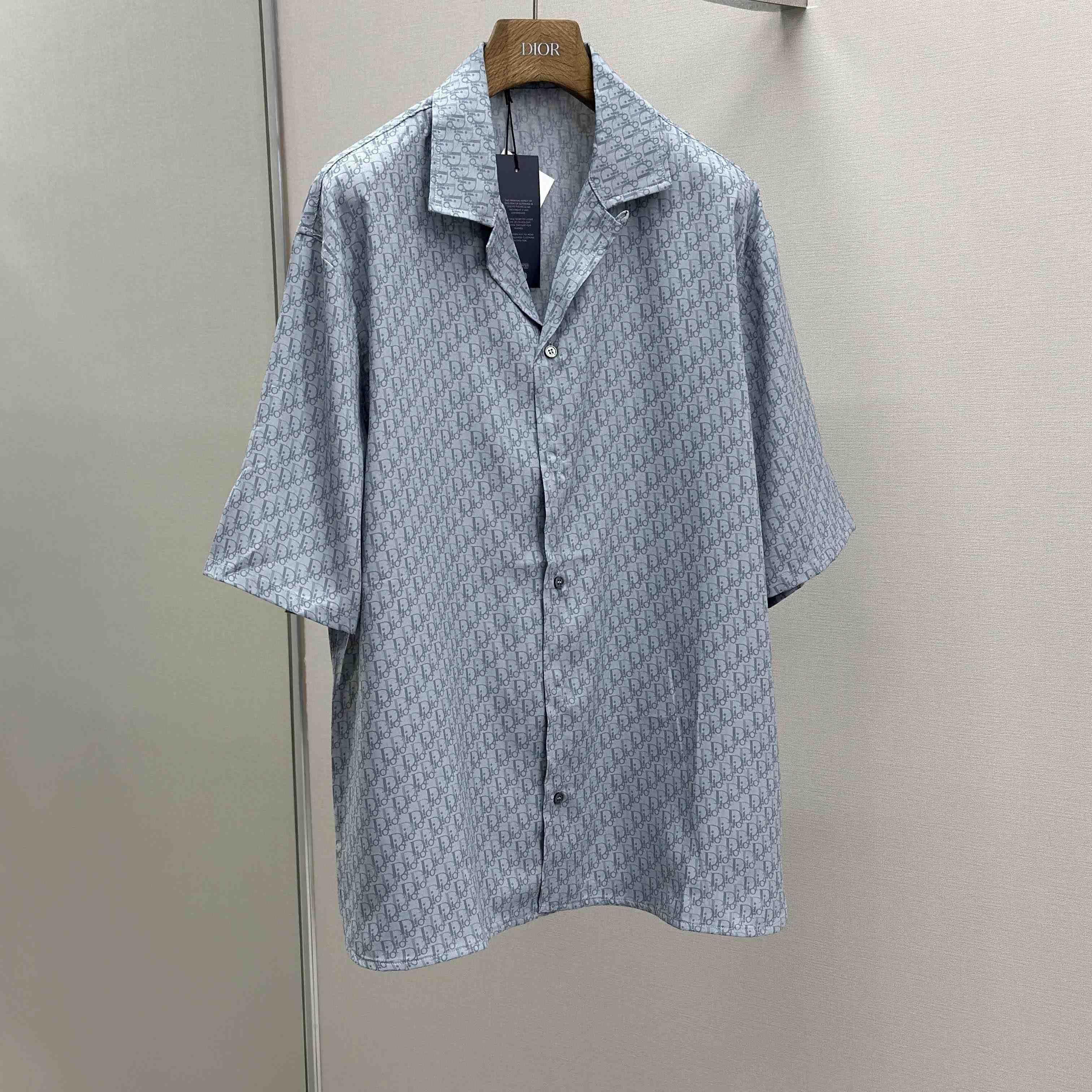 Dior Oblique Short-Sleeved Shirt - FashionPlug