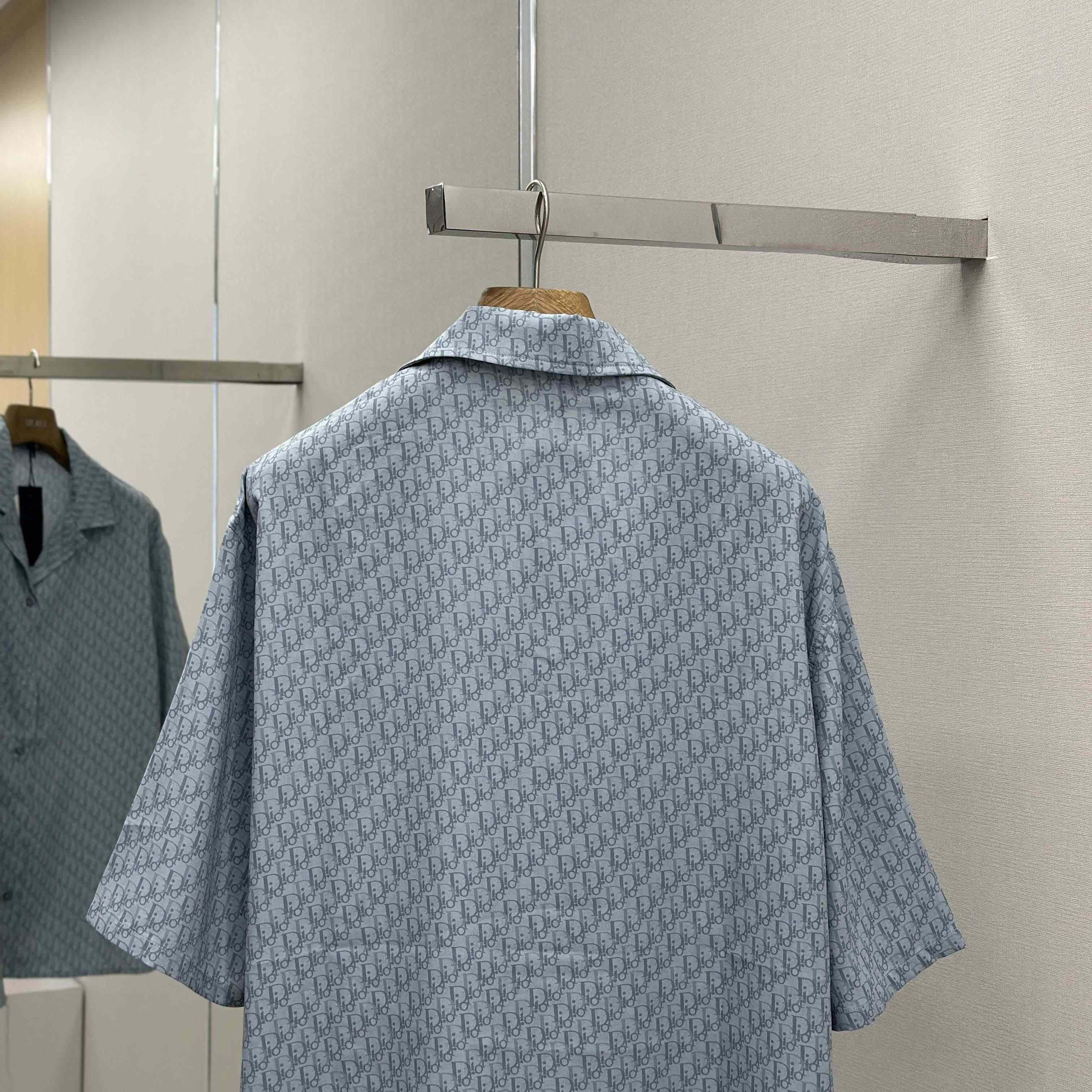 Dior Oblique Short-Sleeved Shirt - FashionPlug
