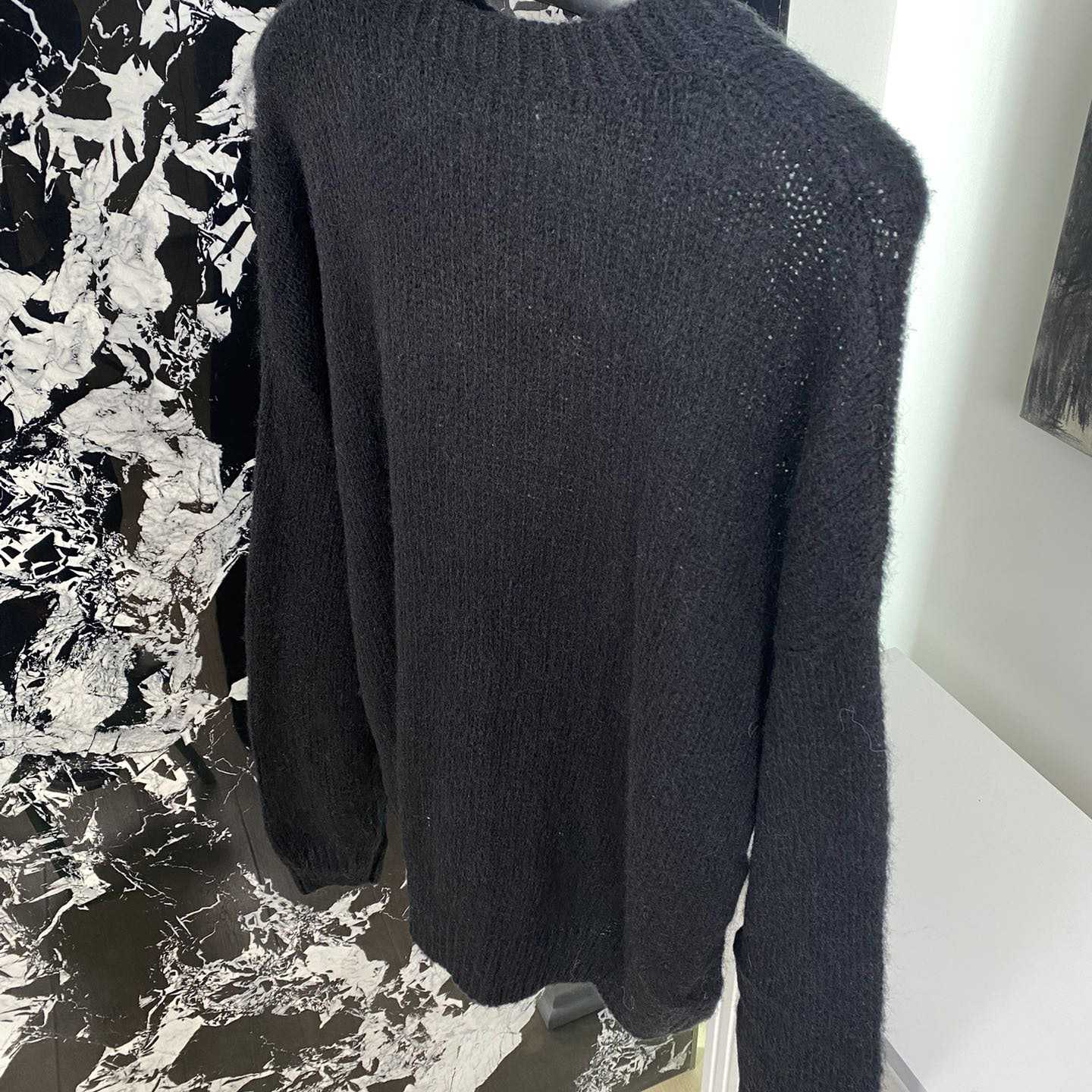 Saint Laurent 90s Sweater 'Noir/Naturel' yf1214(50% Off Sale) - FashionPlug