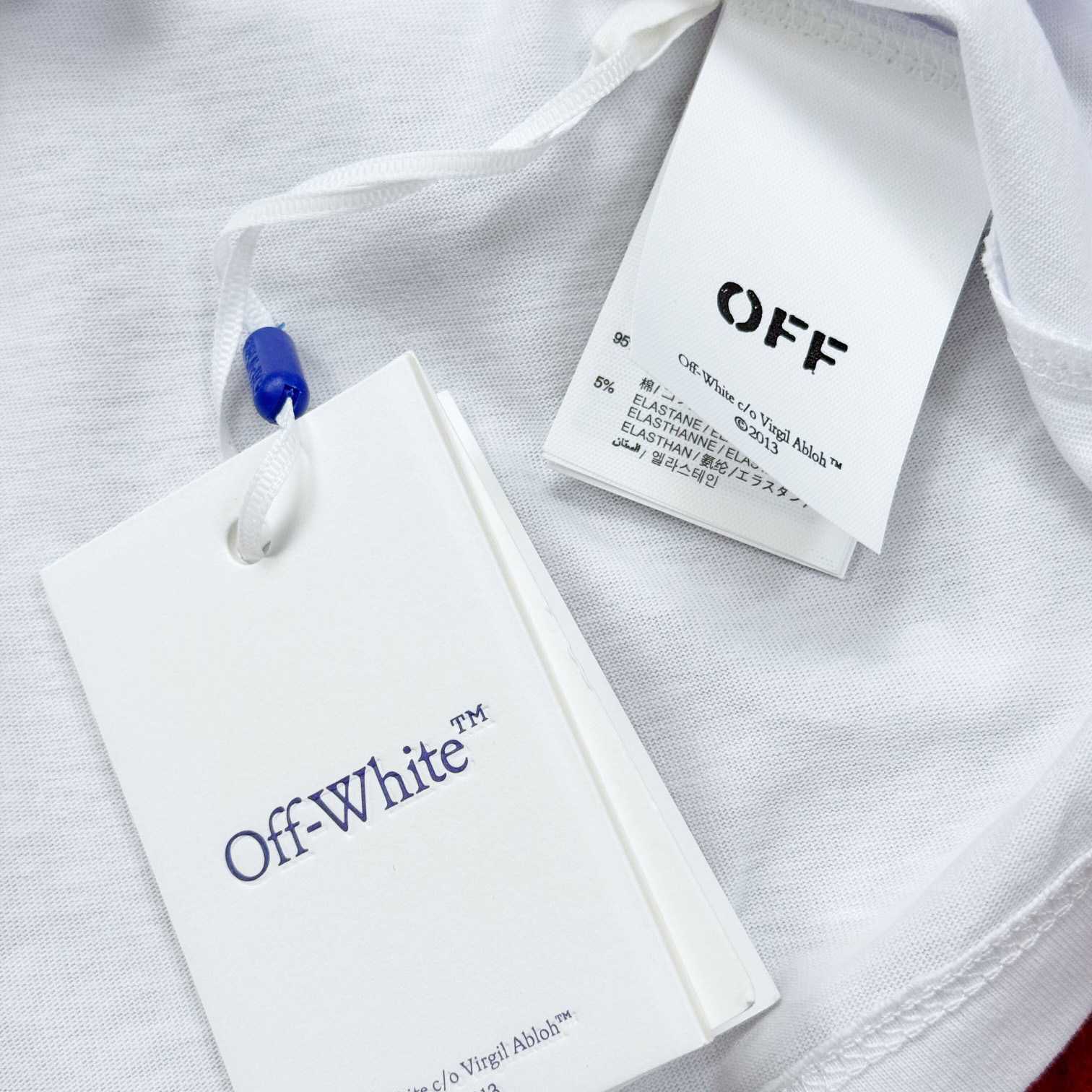Off-White Arrow Butterfly Top White - FashionPlug