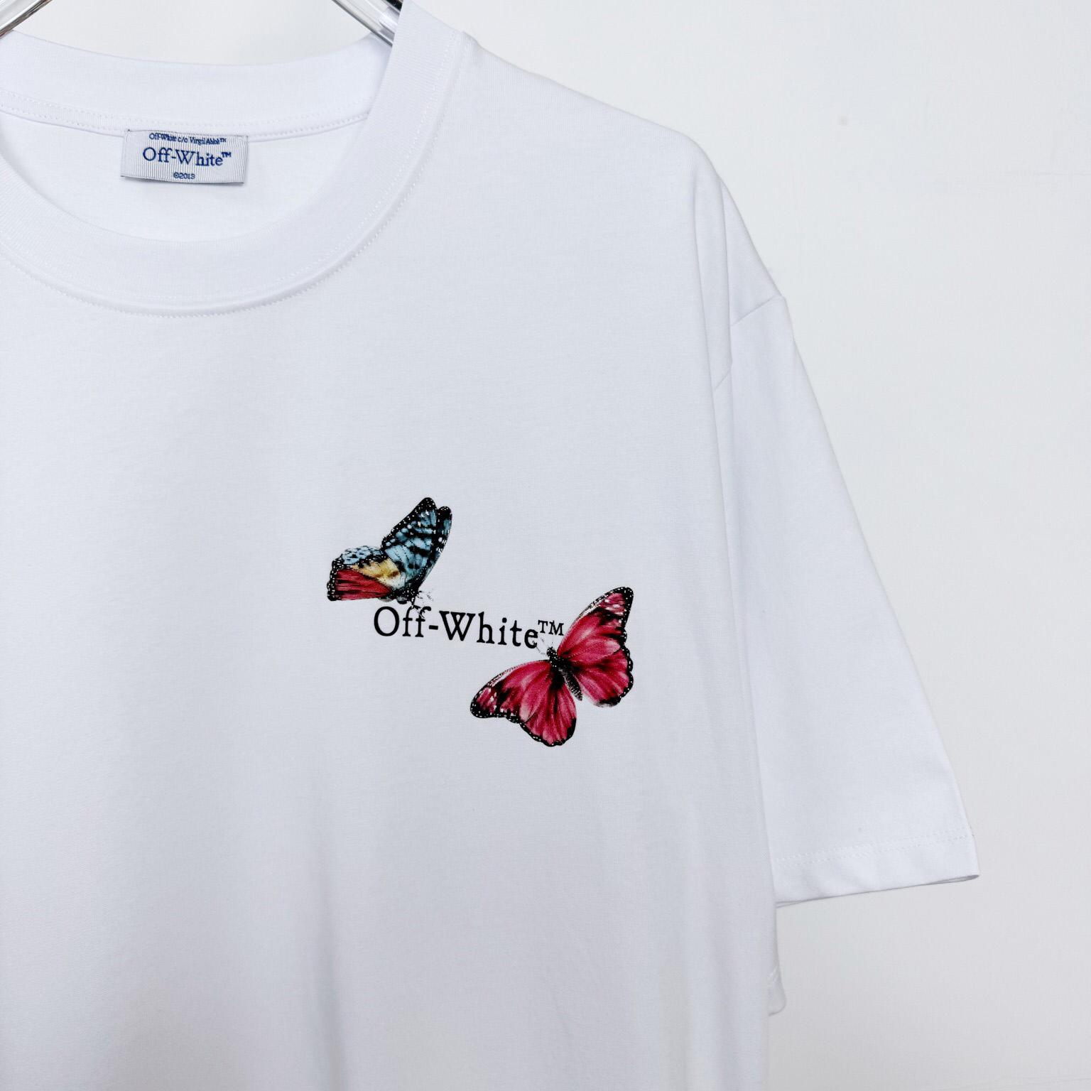 Off-White Arrow Butterfly Top White - FashionPlug