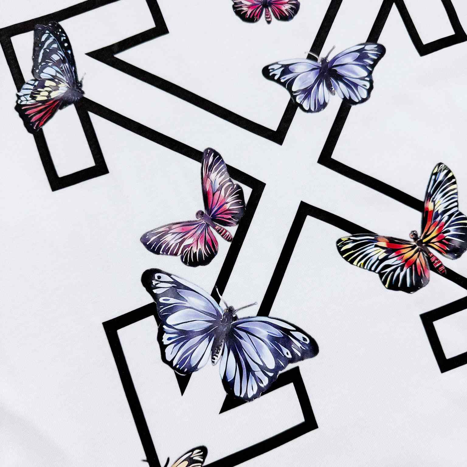 Off-White Arrow Butterfly Top White - FashionPlug