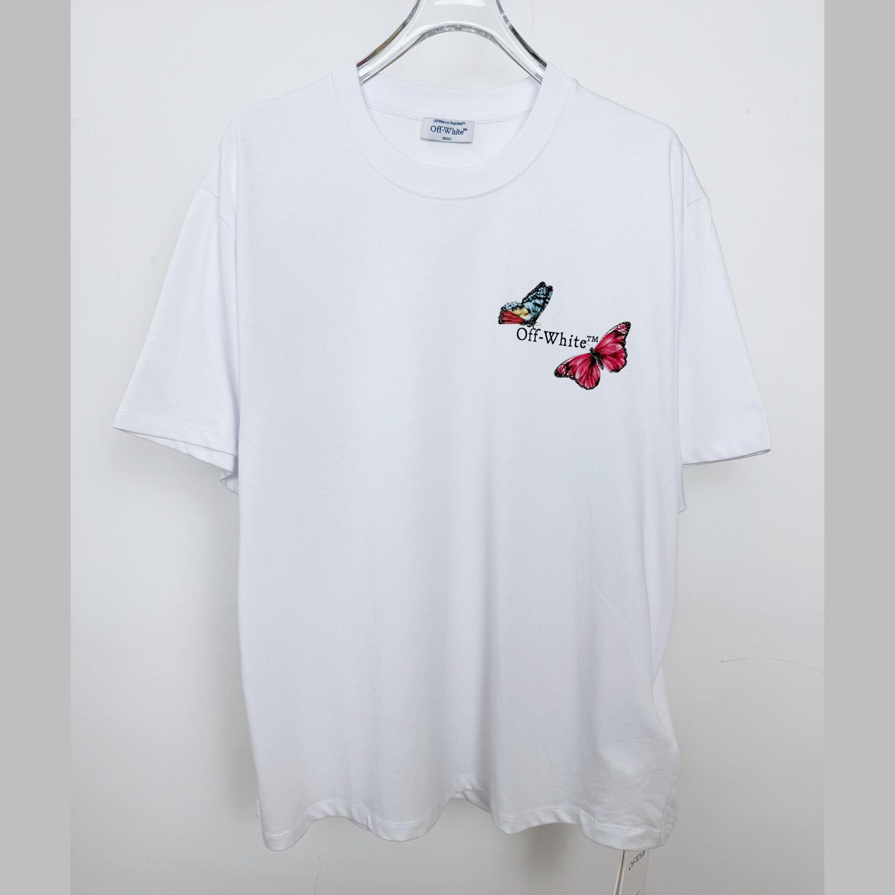 Off-White Arrow Butterfly Top White - FashionPlug