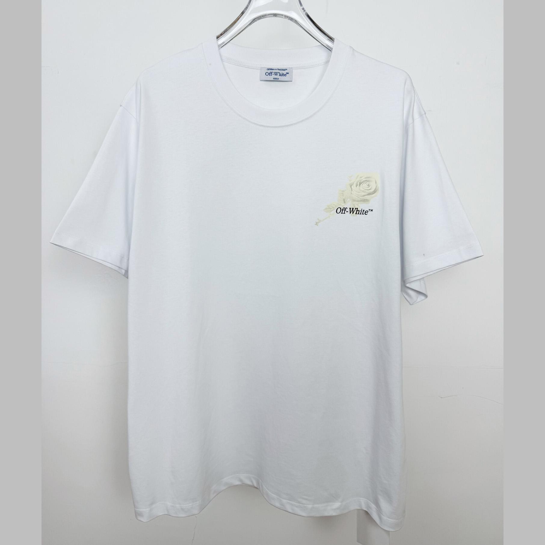 Off-White Roses Arrows-print T-shirt  - FashionPlug