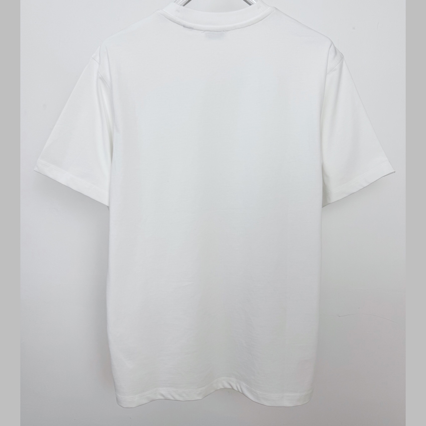 Burberry Check Label Cotton T-shirt  - FashionPlug