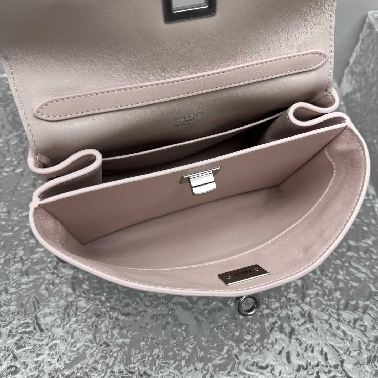Balenciaga Rodeo Handbag Mini In Suede Pink - FashionPlug