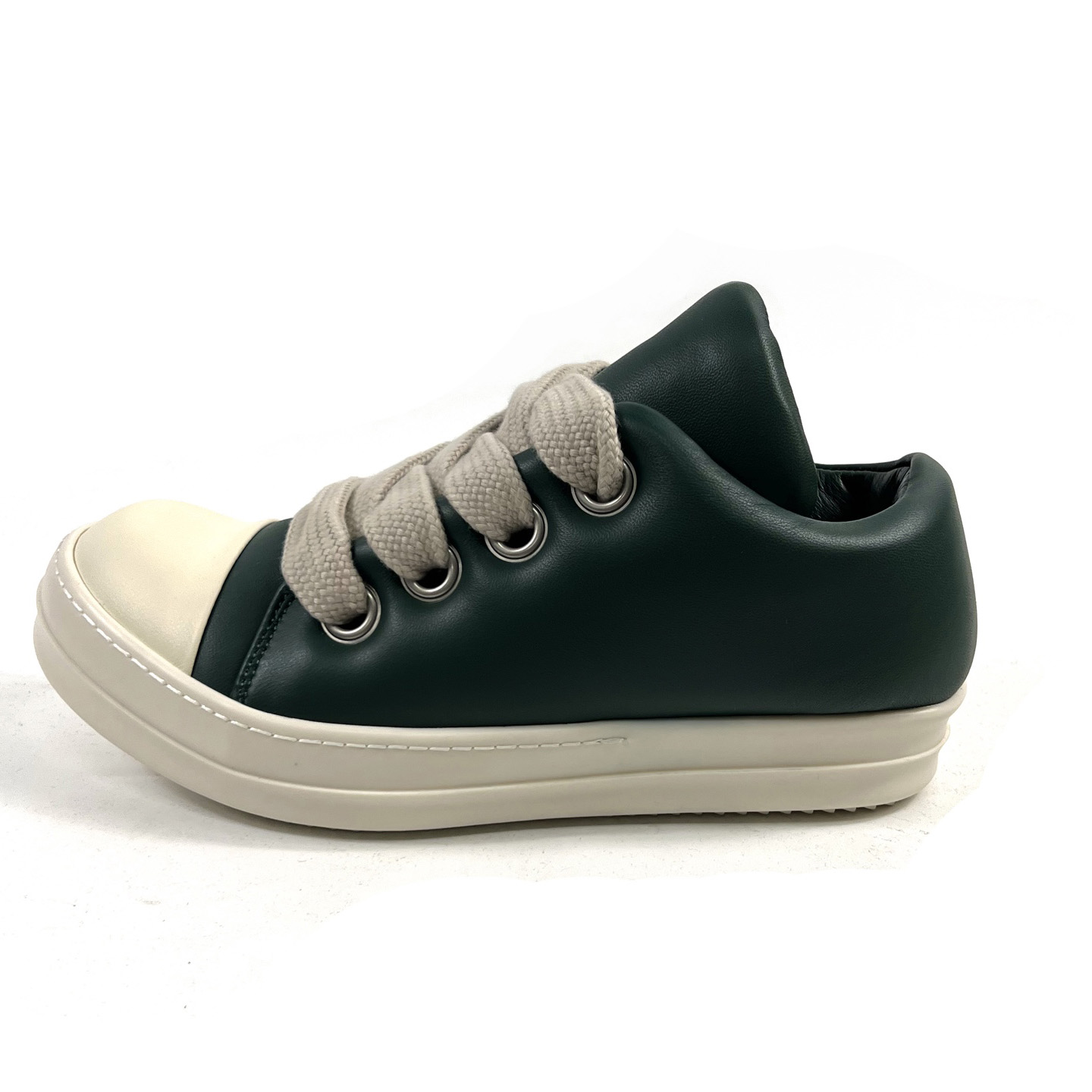 Rick Owens Jumbolaced Padded Sneakers - FashionPlug