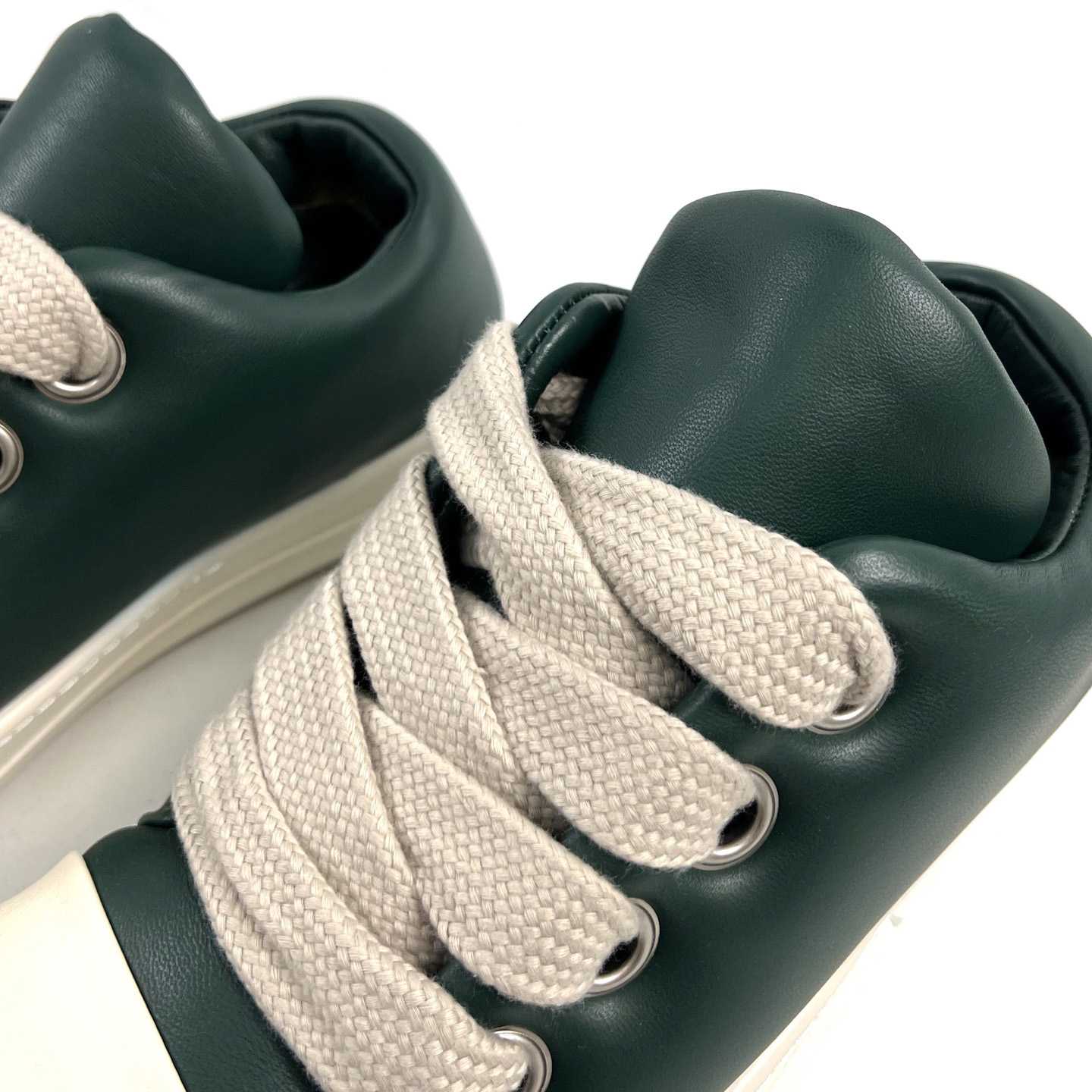 Rick Owens Jumbolaced Padded Sneakers - FashionPlug