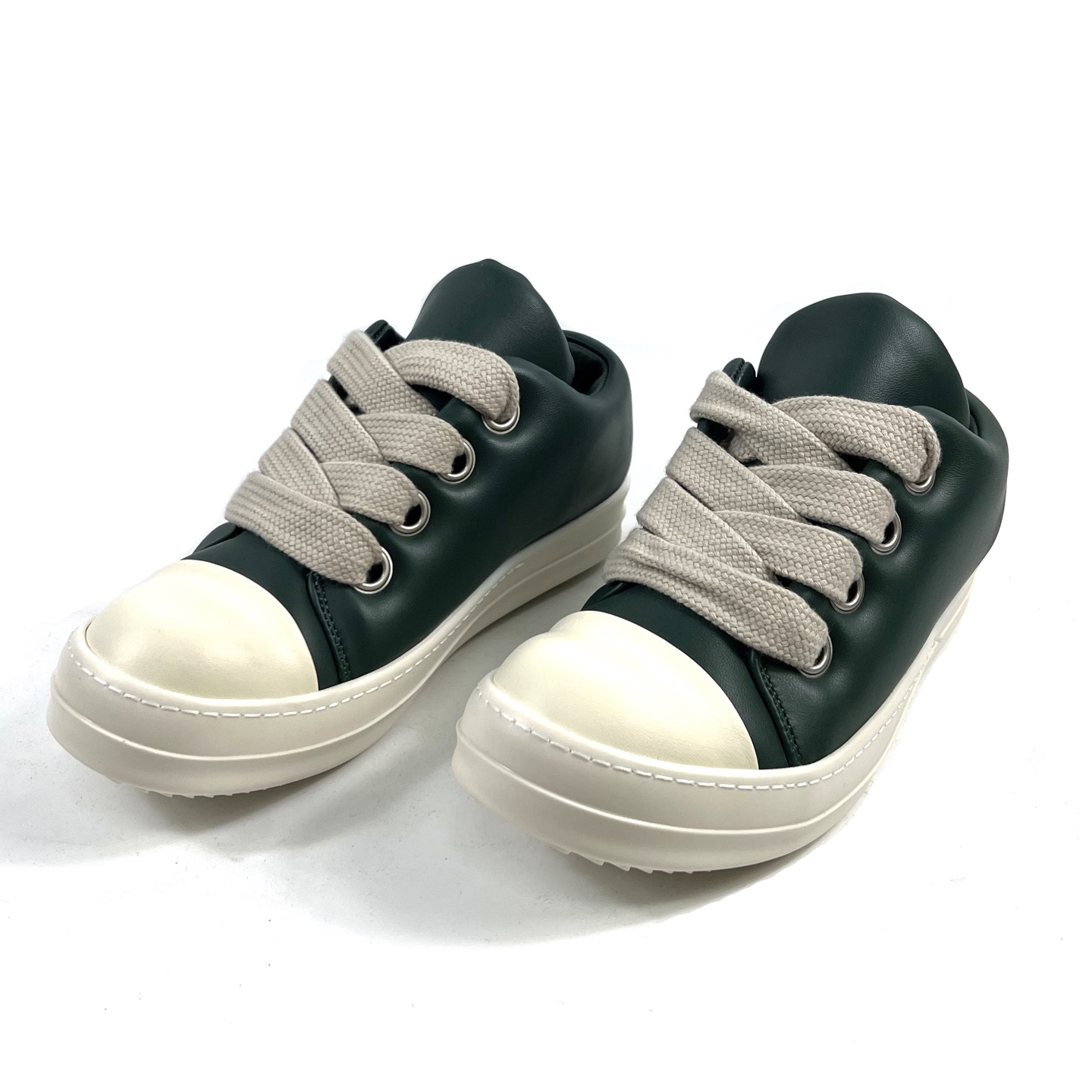 Rick Owens Jumbolaced Padded Sneakers - FashionPlug