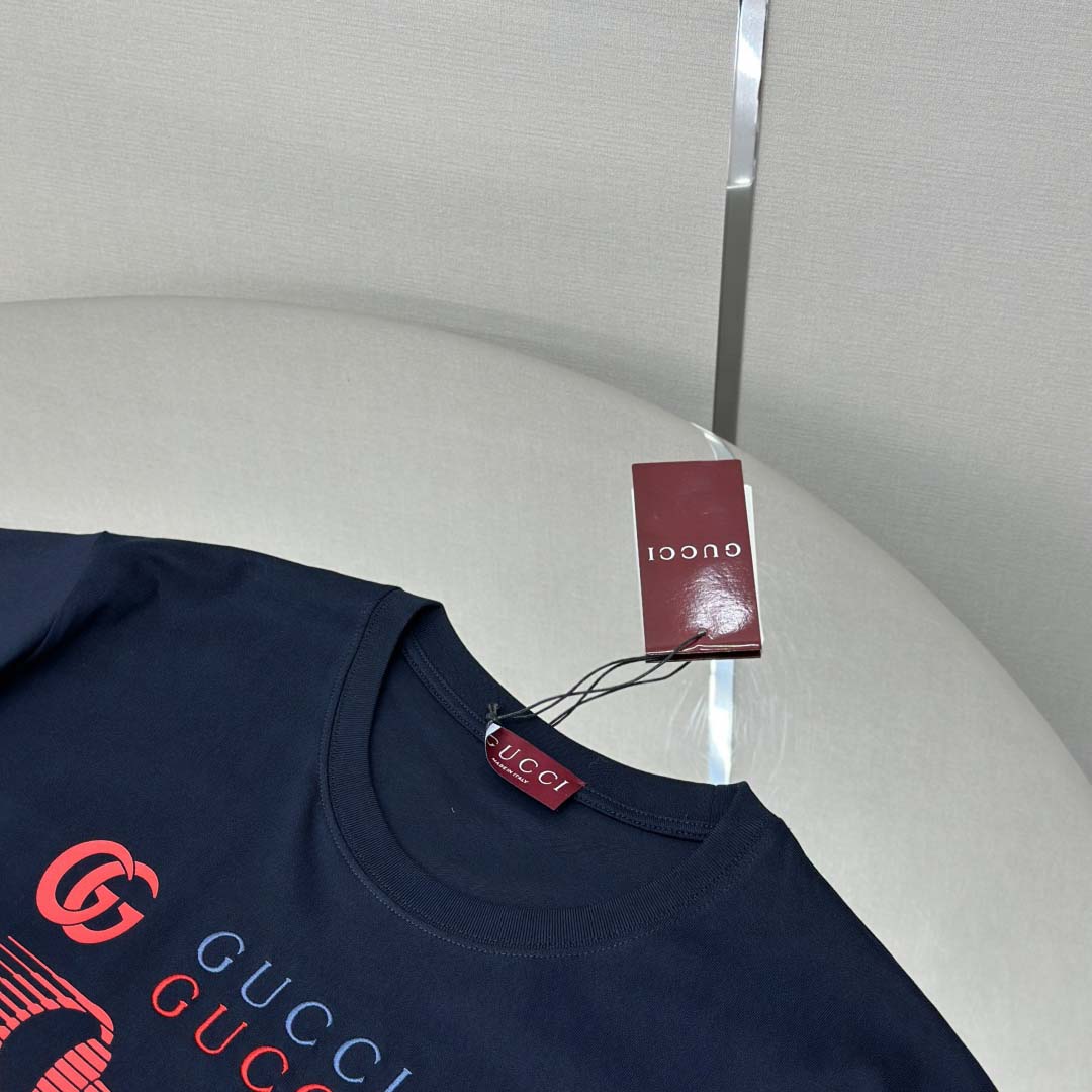 Gucci Printed Cotton Jersey T-shirt - FashionPlug