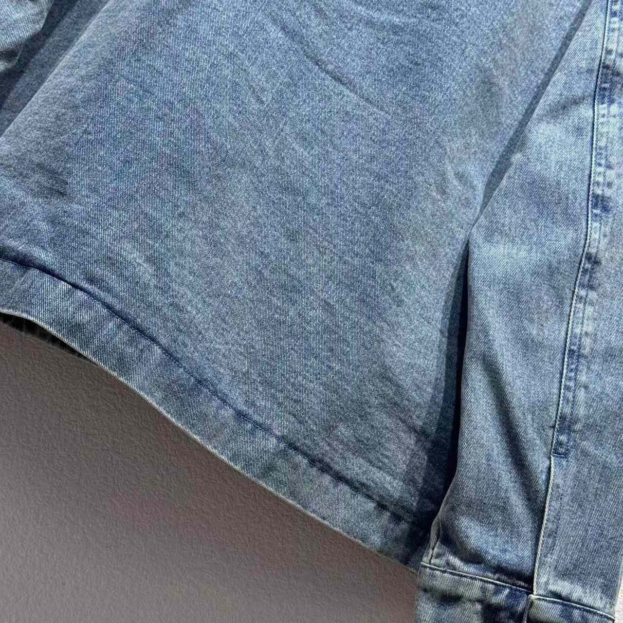 Louis Vuitton Upcycled Denim Canvas Jacket   1AGTEN - FashionPlug