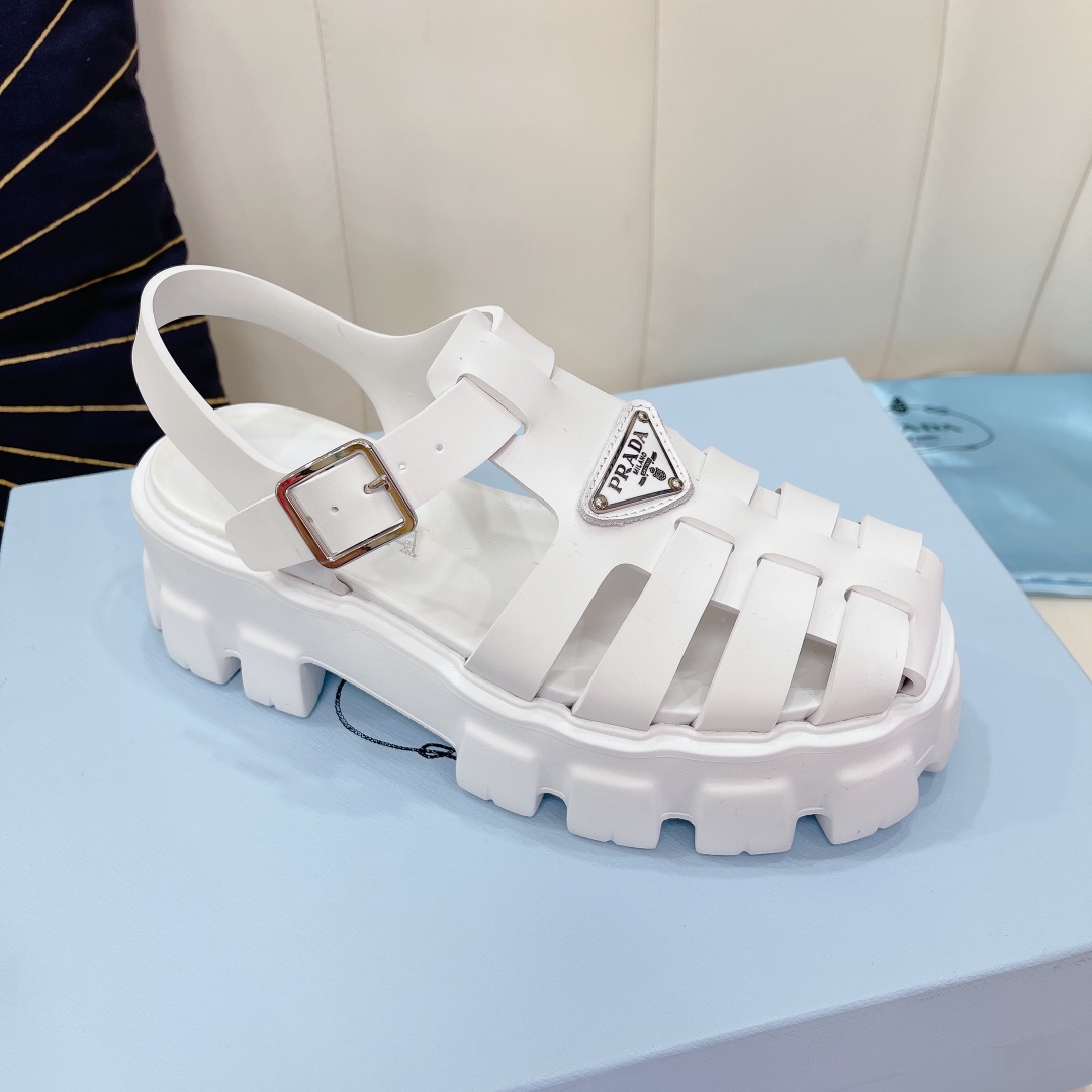 Prada Foam Rubber Sandals - FashionPlug