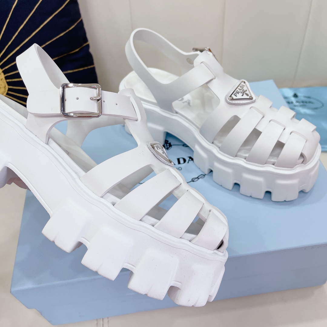 Prada Foam Rubber Sandals - FashionPlug