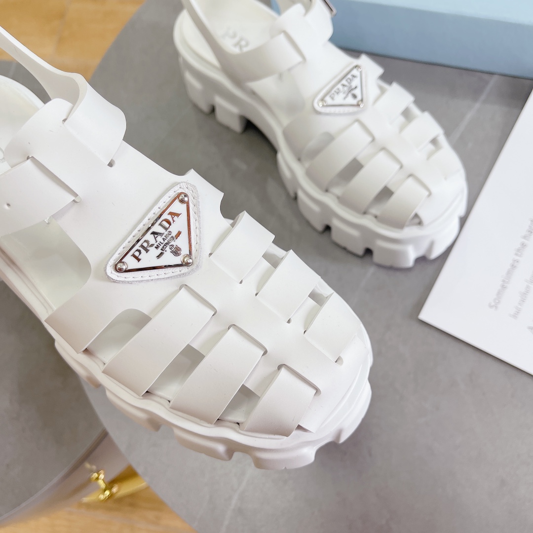 Prada Foam Rubber Sandals - FashionPlug