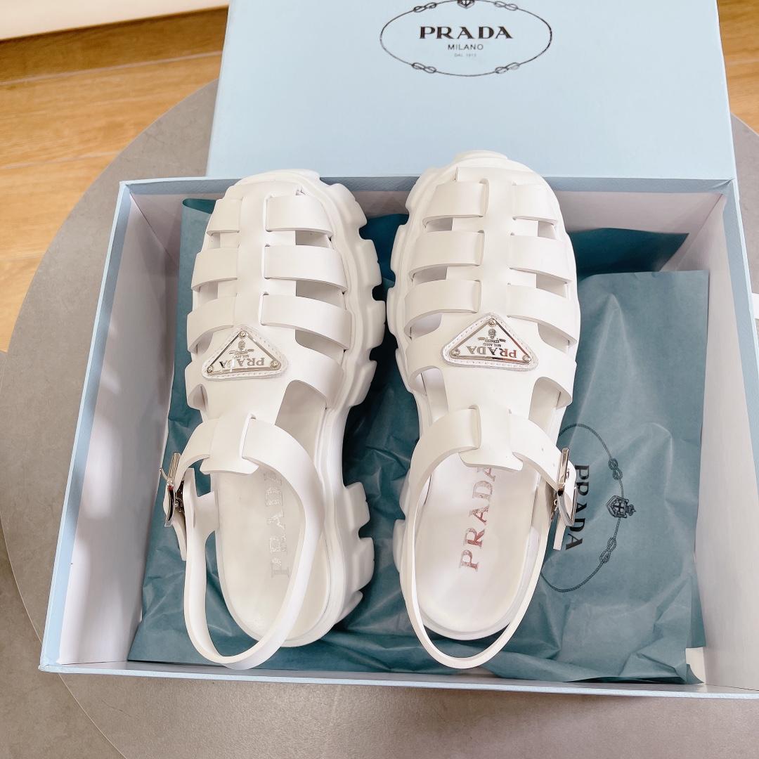 Prada Foam Rubber Sandals - FashionPlug
