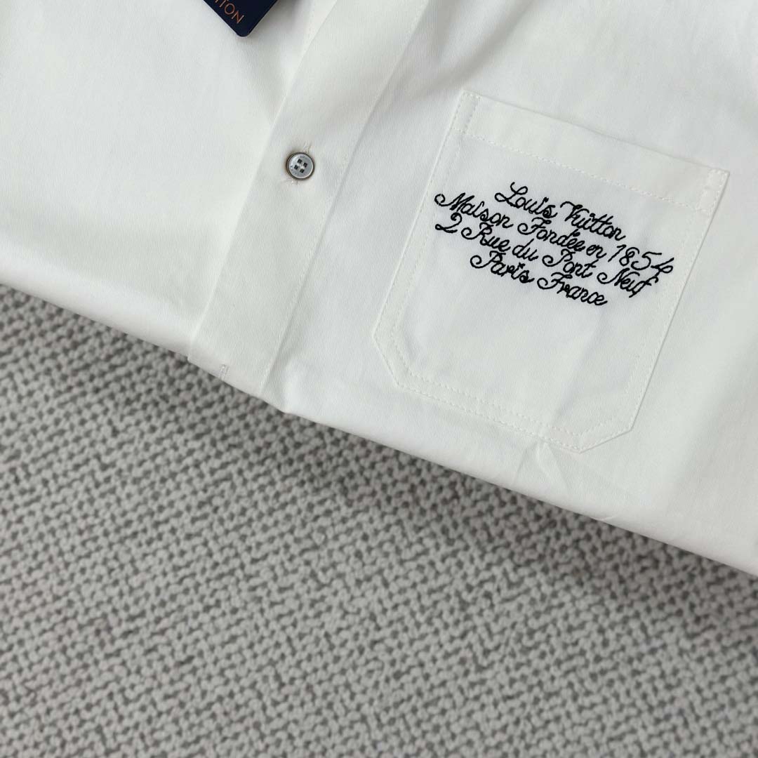Louis Vuitton Embellished Short-Sleeved Shirt   1AIMII - FashionPlug