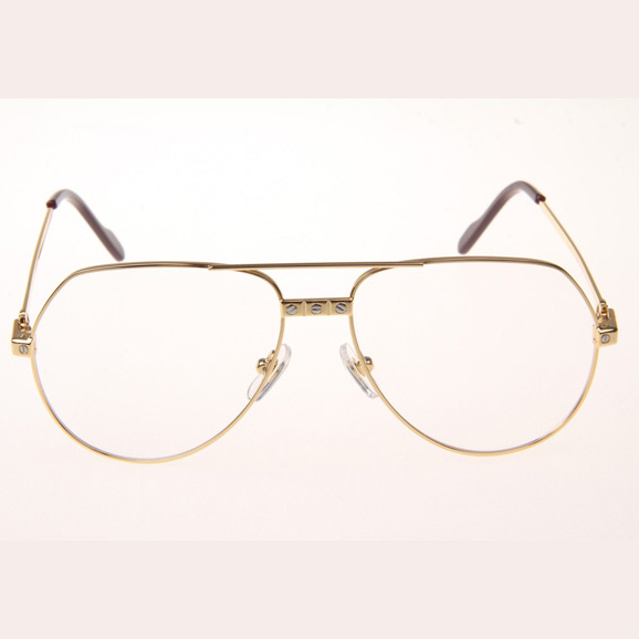 Cartier CT 1324912 Eyeglasses In Gold - FashionPlug