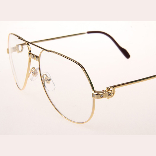 Cartier CT 1324912 Eyeglasses In Gold - FashionPlug