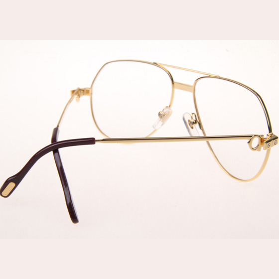Cartier CT 1324912 Eyeglasses In Gold - FashionPlug