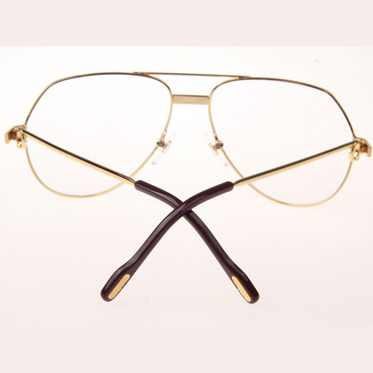 Cartier CT 1324912 Eyeglasses In Gold - FashionPlug