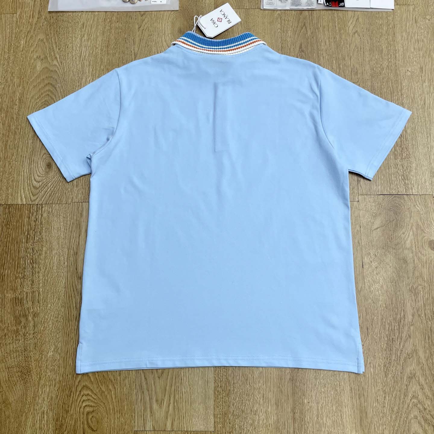 Casablanca Organic-cotton Polo Shirt   c1049 - FashionPlug