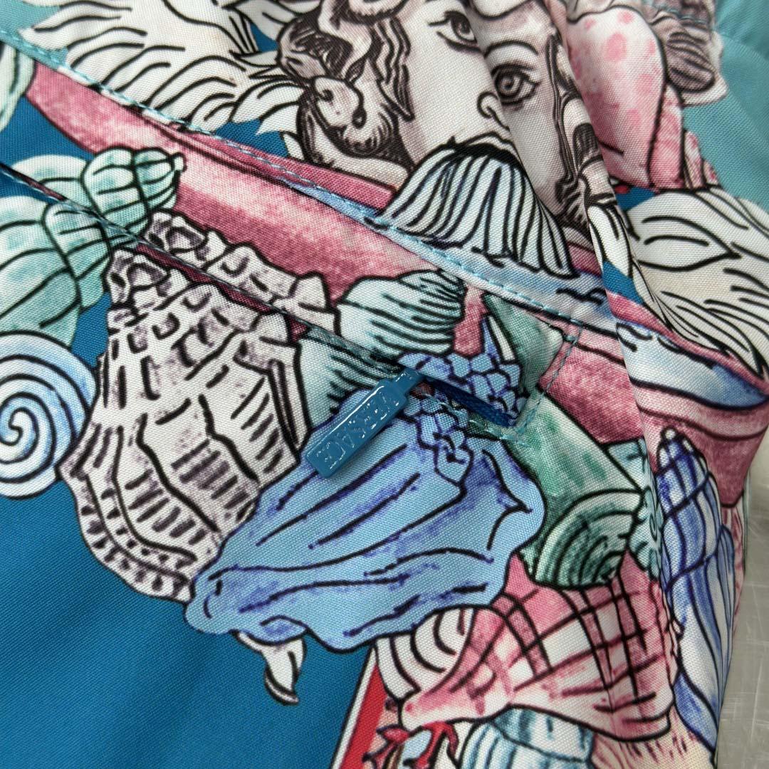 Versace Coral Theatre Swim Boardshorts  - FashionPlug