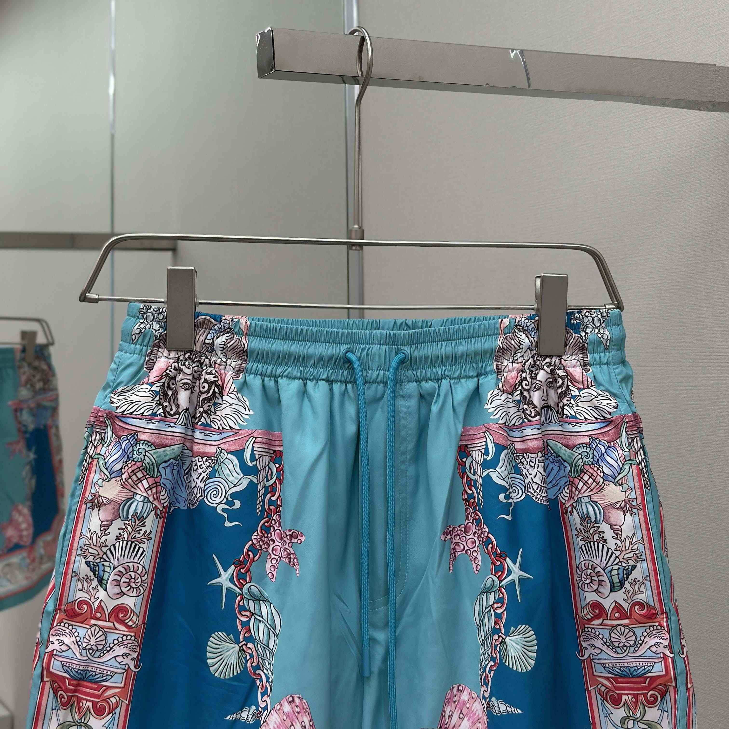 Versace Coral Theatre Swim Boardshorts  - FashionPlug