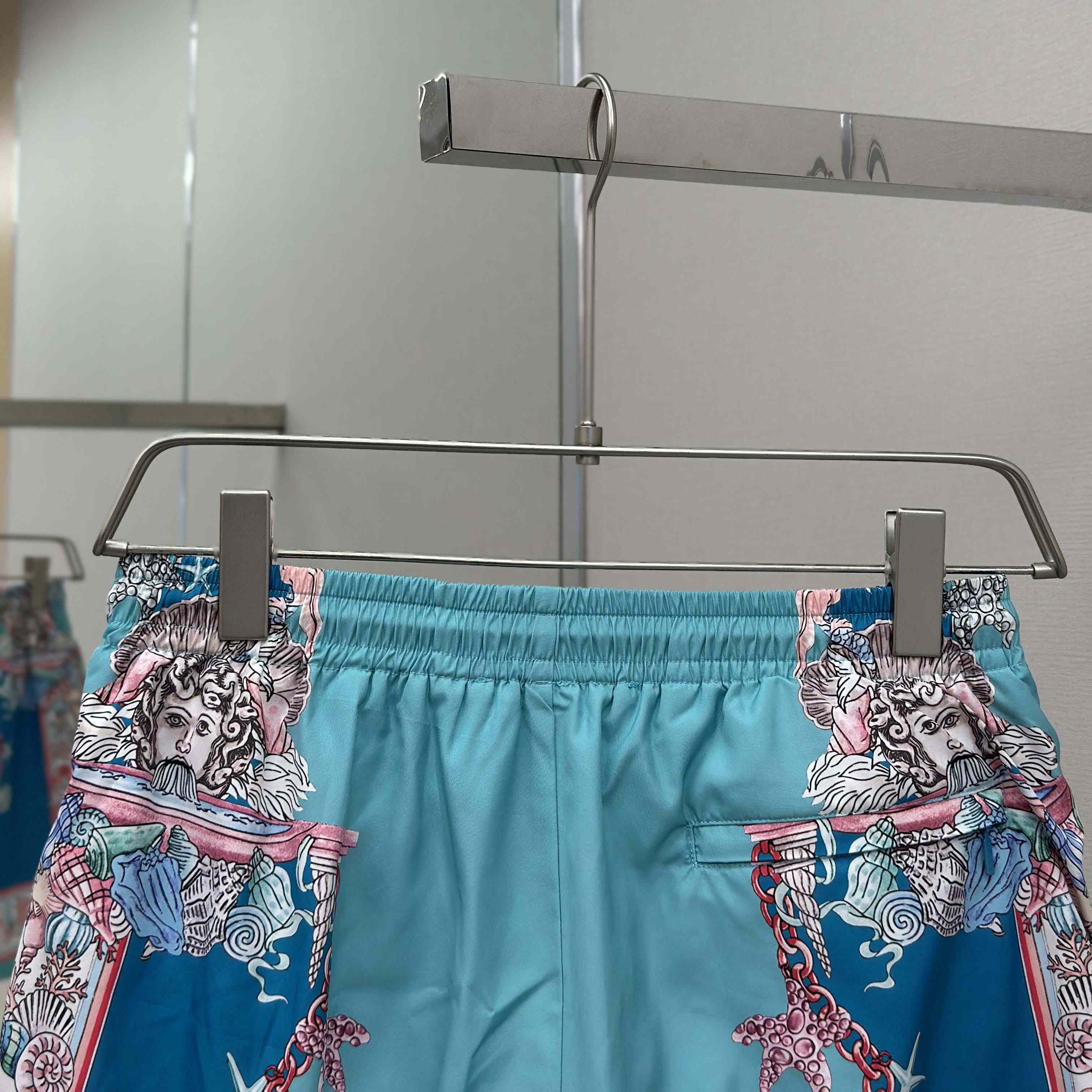 Versace Coral Theatre Swim Boardshorts  - FashionPlug