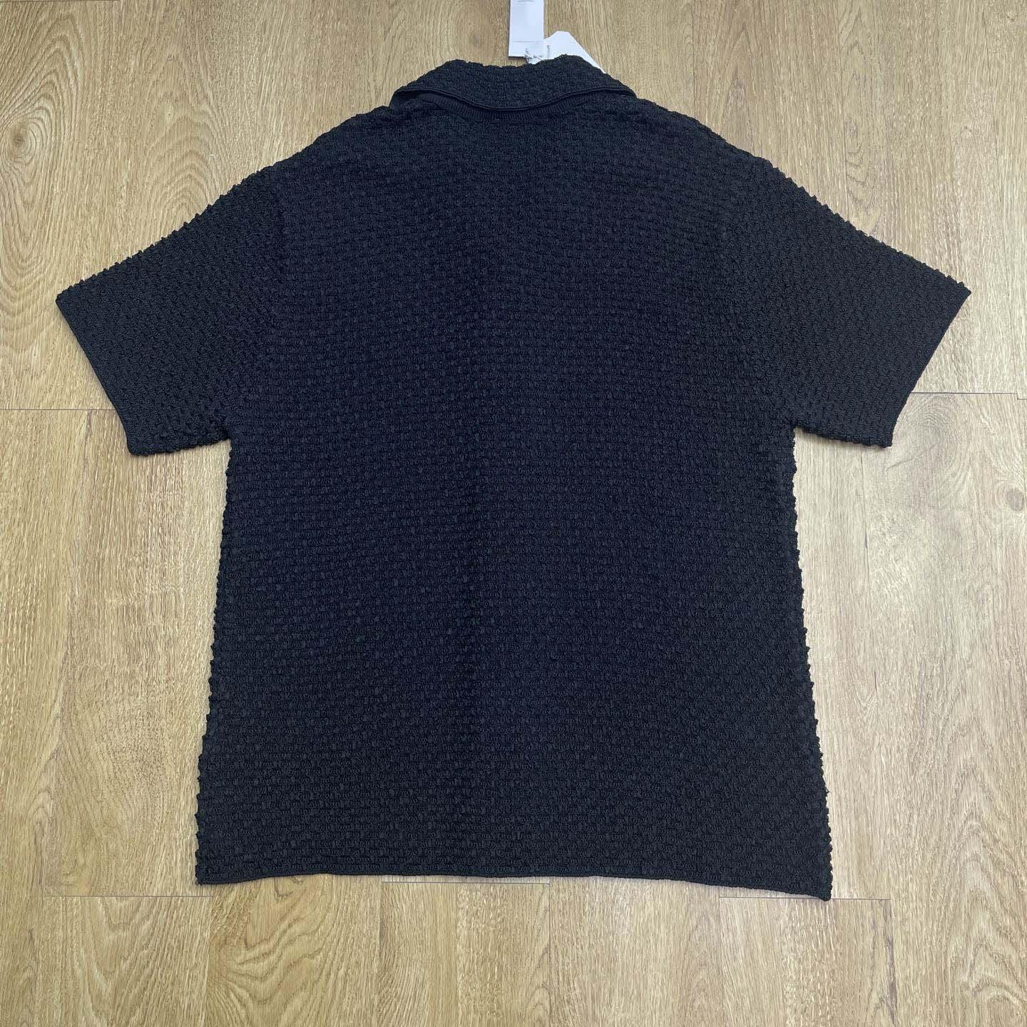 Casablanca Wave Crochet Shirt   D0091 - FashionPlug