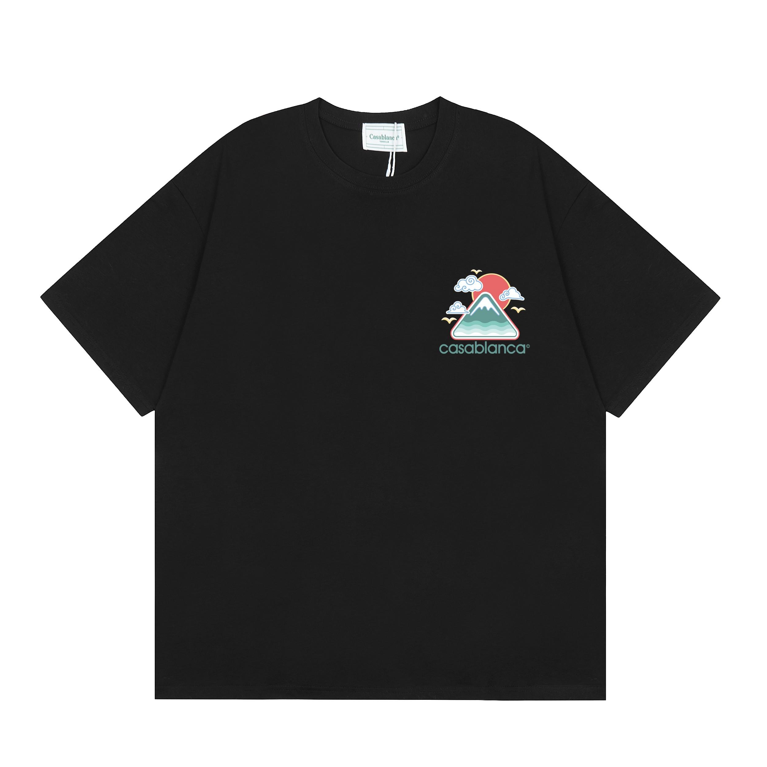 Casablanca cotton T-shirt    - FashionPlug