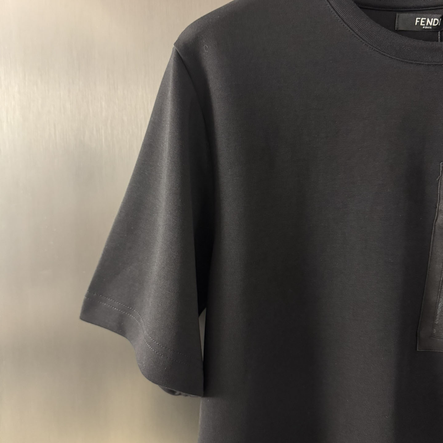 Fendi Black Jersey T-shirt - FashionPlug