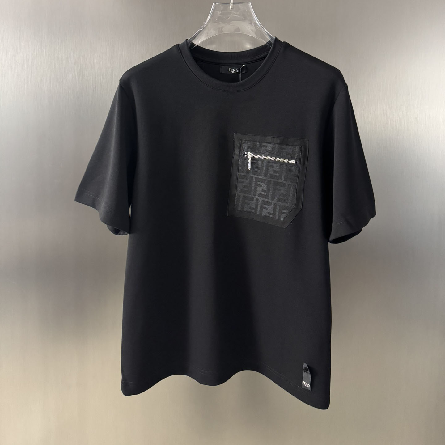 Fendi Black Jersey T-shirt - FashionPlug