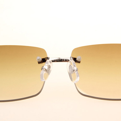 Cartier CT_3524012 Black Grey Buffalo Sunglasses In Silver Brown - FashionPlug