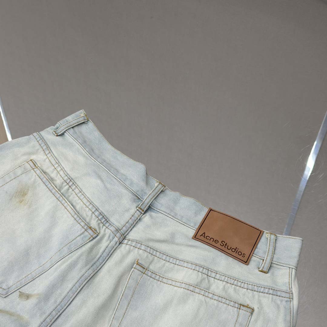 Acne Studios Denim Shorts - Loose Fit - FashionPlug