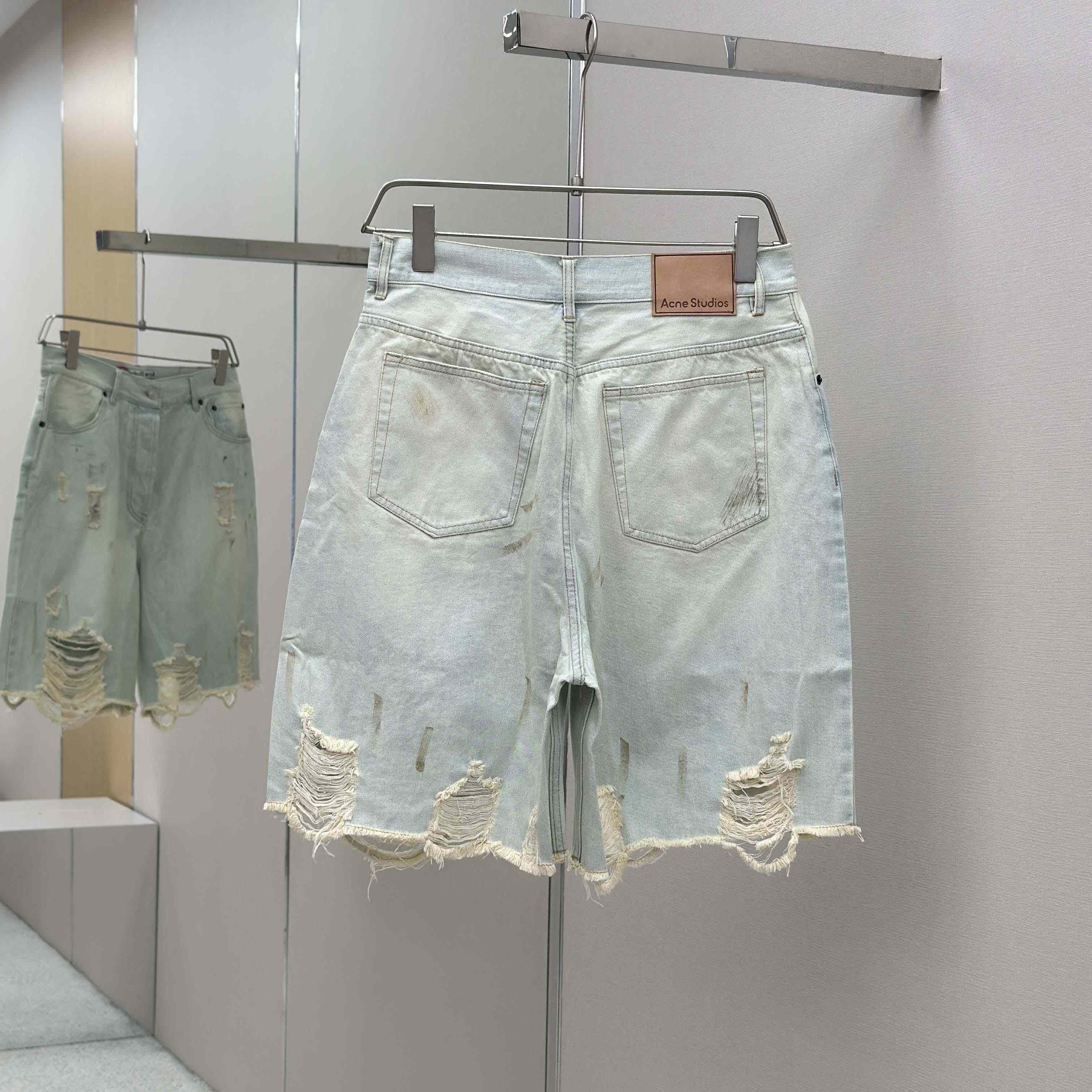 Acne Studios Denim Shorts - Loose Fit - FashionPlug