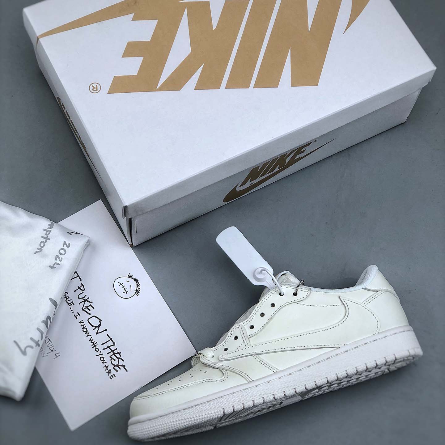 Travis Scott x Jordan Air Jordan 1 Low OG   TD1228-111  - FashionPlug