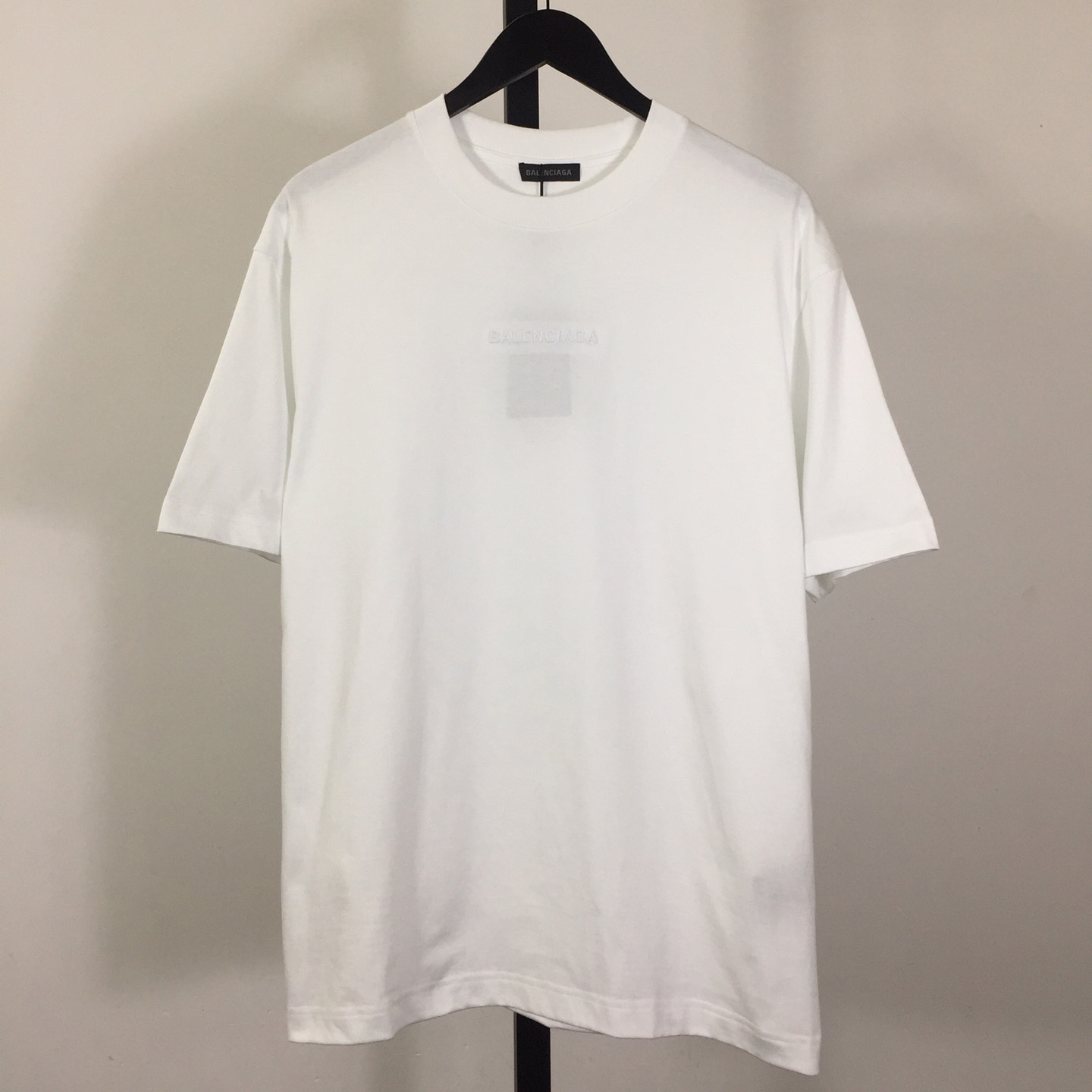 Balenciaga Embroidered Lettering Short Sleeve - FashionPlug