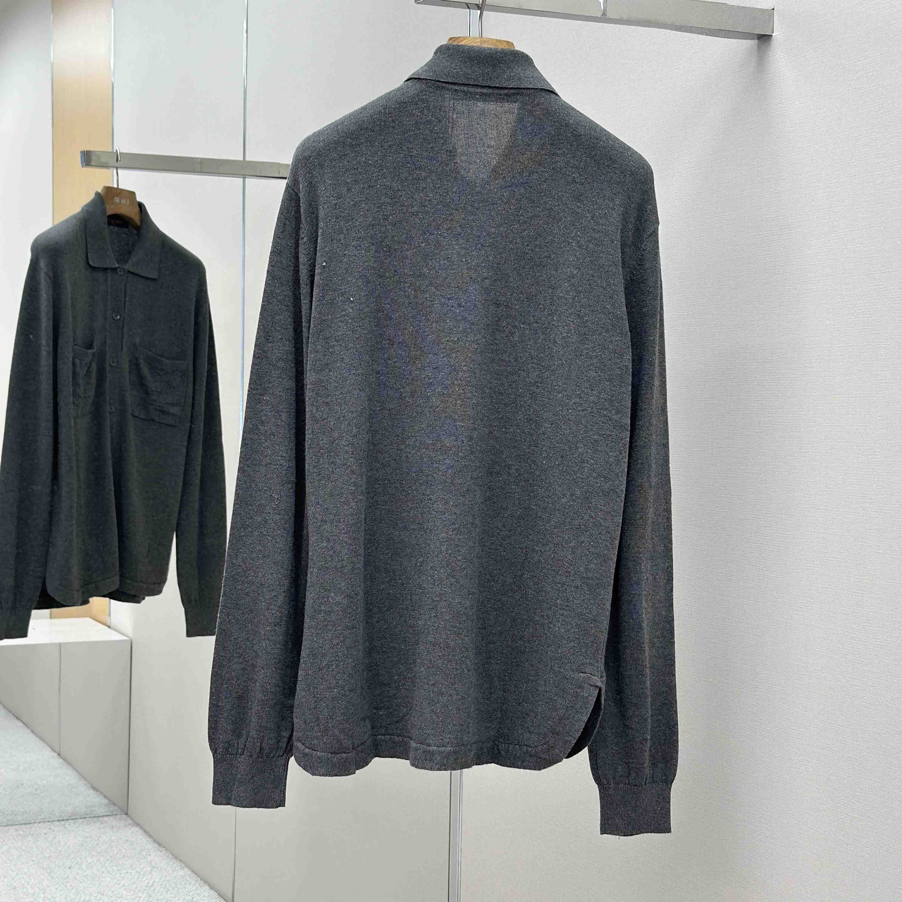 Louis Vuitton Cotton Knit Overshirt   1AFANI - FashionPlug