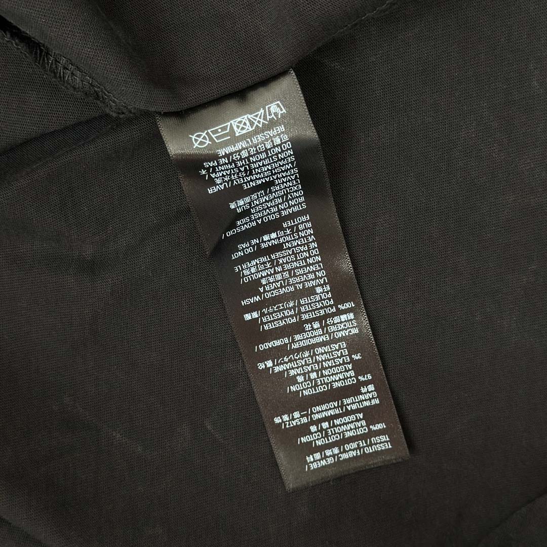Balenciaga Taped Balenciaga Back T-Shirt Medium Fit in heather grey dry jersey - FashionPlug