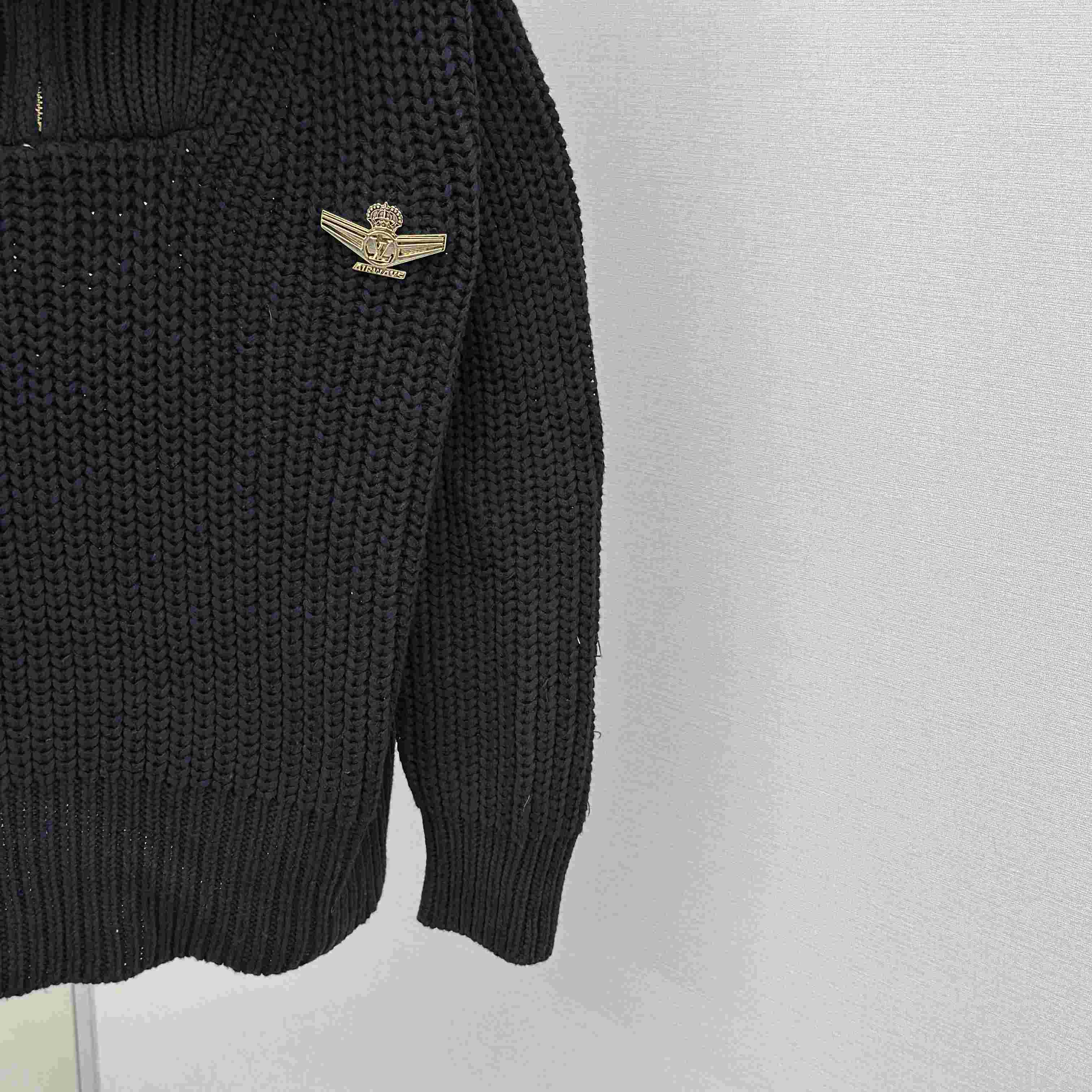 Louis Vuitton Chunky Wool-Blend Half-Zip Pullover   1AHC13 - FashionPlug