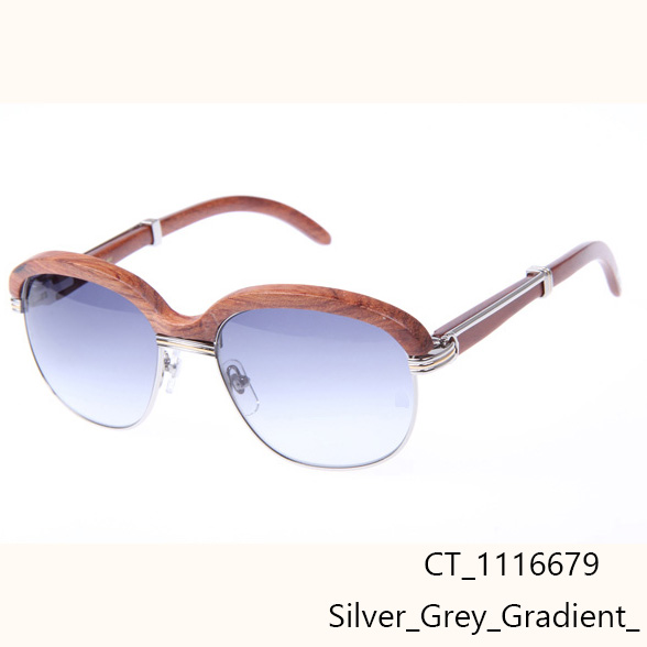 Cartier CT_1116679 Sunglasses In Silver Grey Gradient - FashionPlug