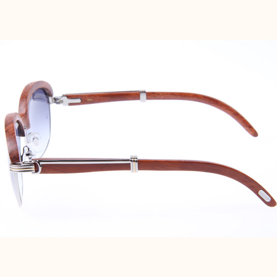 Cartier CT_1116679 Sunglasses In Silver Grey Gradient - FashionPlug